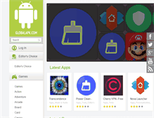Tablet Screenshot of globalapk.com